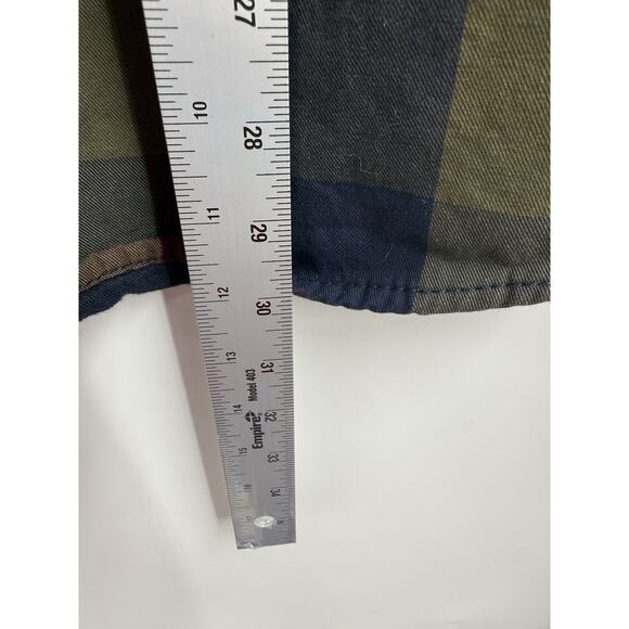 LL Bean Shirt Mens Lined Plaid Button Up Long Sleeve Pockets Size Large - Picture 8 of 8